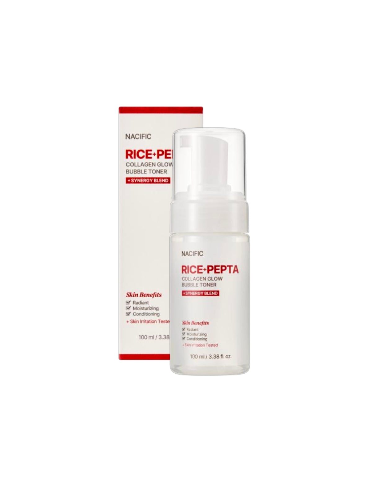 NACIFIC Rice Pepta Collagen Glow Bubble Toner