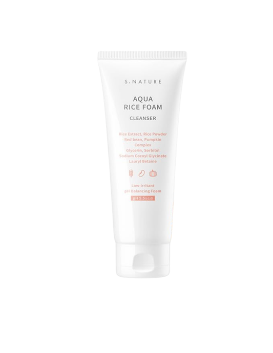 S. Nature Aqua Rice Foam Cleanser